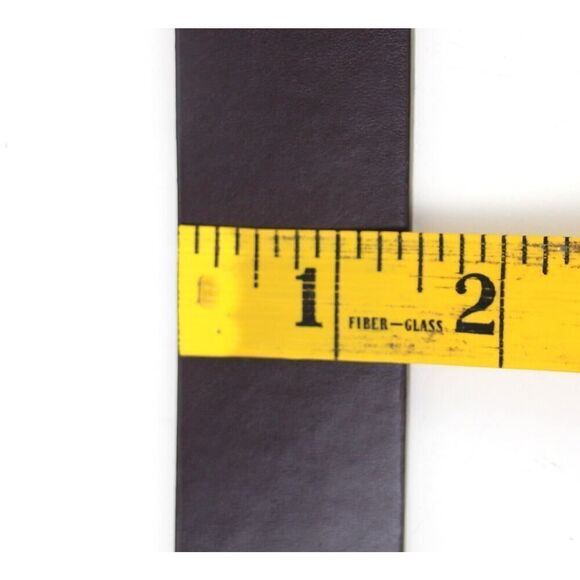 NWT Firenze BLACK GENUINE LEATHER 1 3/8"Wd CASUAL DRESS MEN'S BELT Sz 36 (I59 - Picture 7 of 12